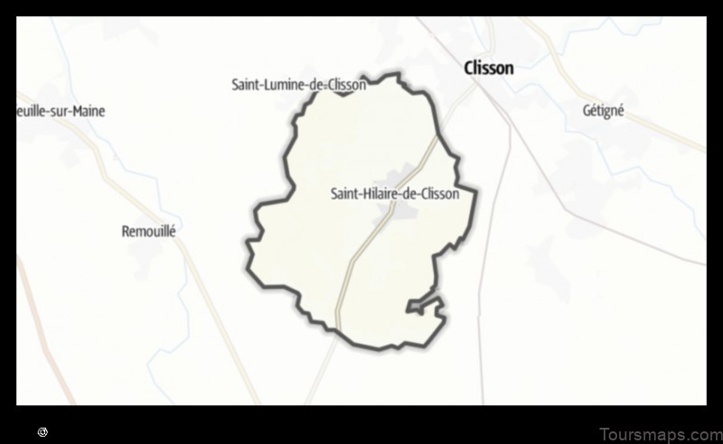 Map of Saint-Hilaire-de-Clisson France