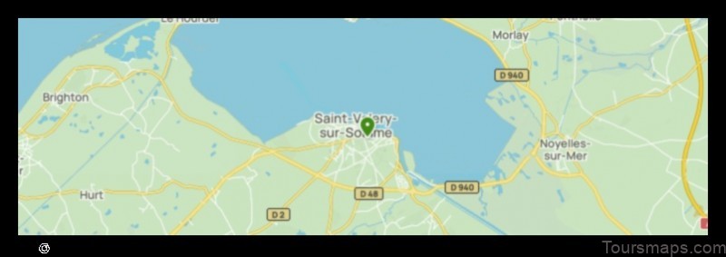 Map of Saint-Valery-sur-Somme France