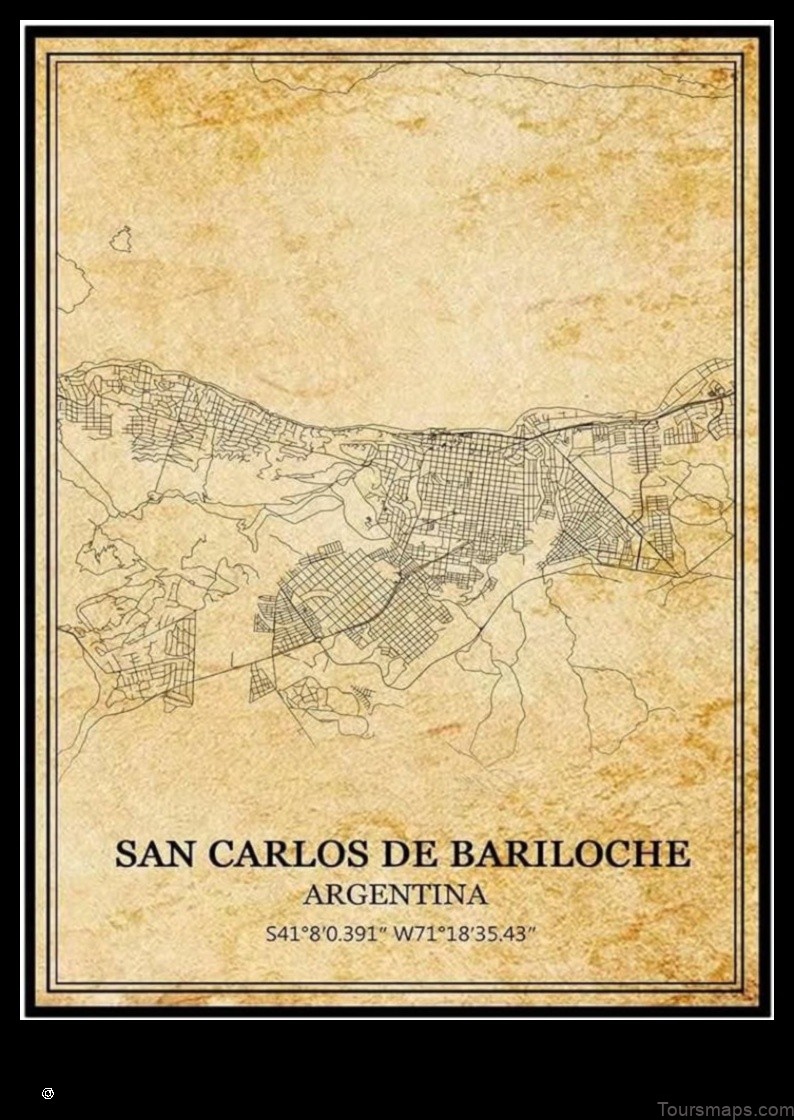 Map of San Carlos Argentina