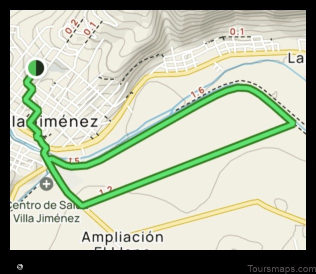 Map of San José del Potrero Mexico