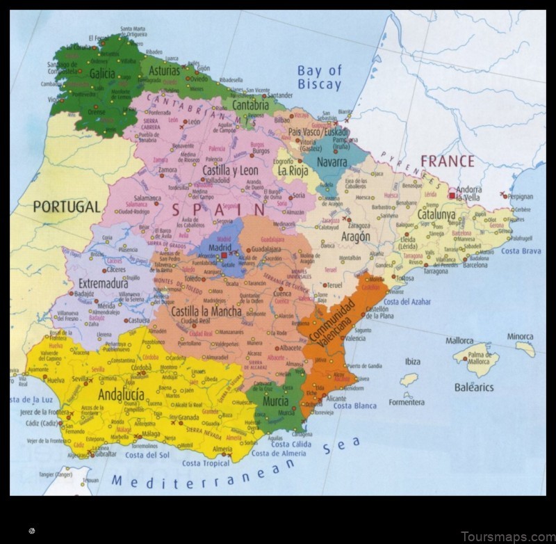 Explore Sansol Spain With This Detailed Map ToursMaps