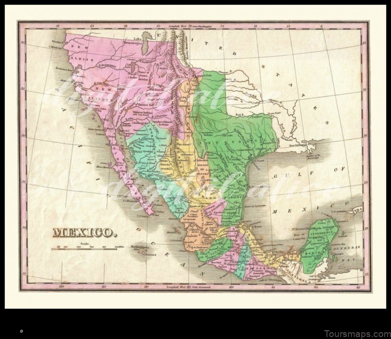 Map of Santa Isabel Mexico