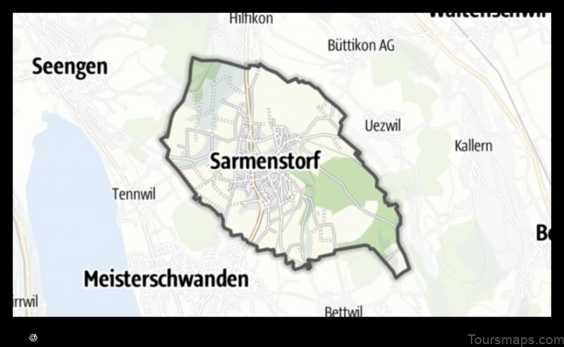 Map of Sarmenstorf Switzerland