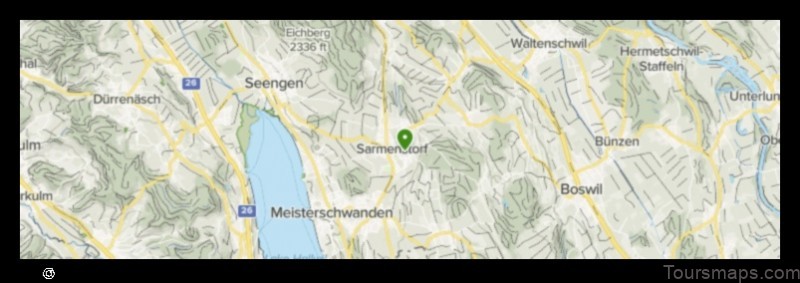 Map of Sarmenstorf Switzerland