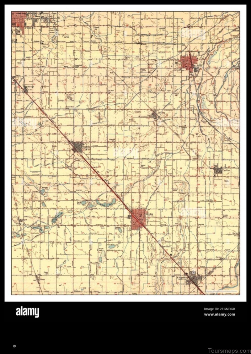 Map of Selma United States