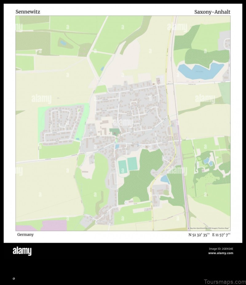 Map of Sennewitz Germany