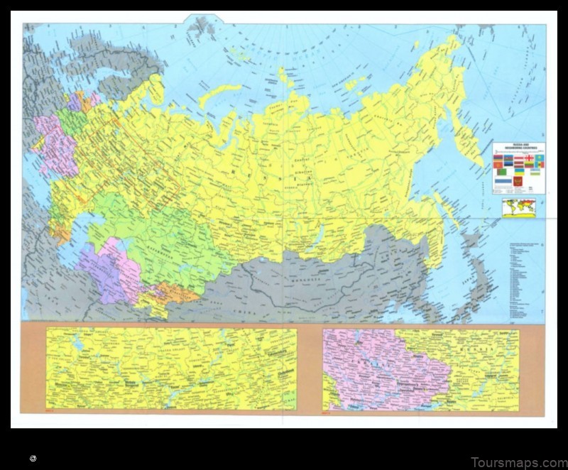 Map of Shumerlya Russian Federation