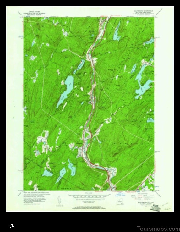 Map of Sloatsburg United States