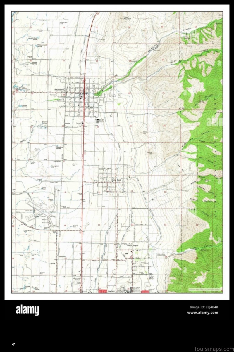 Map of Smithfield United States