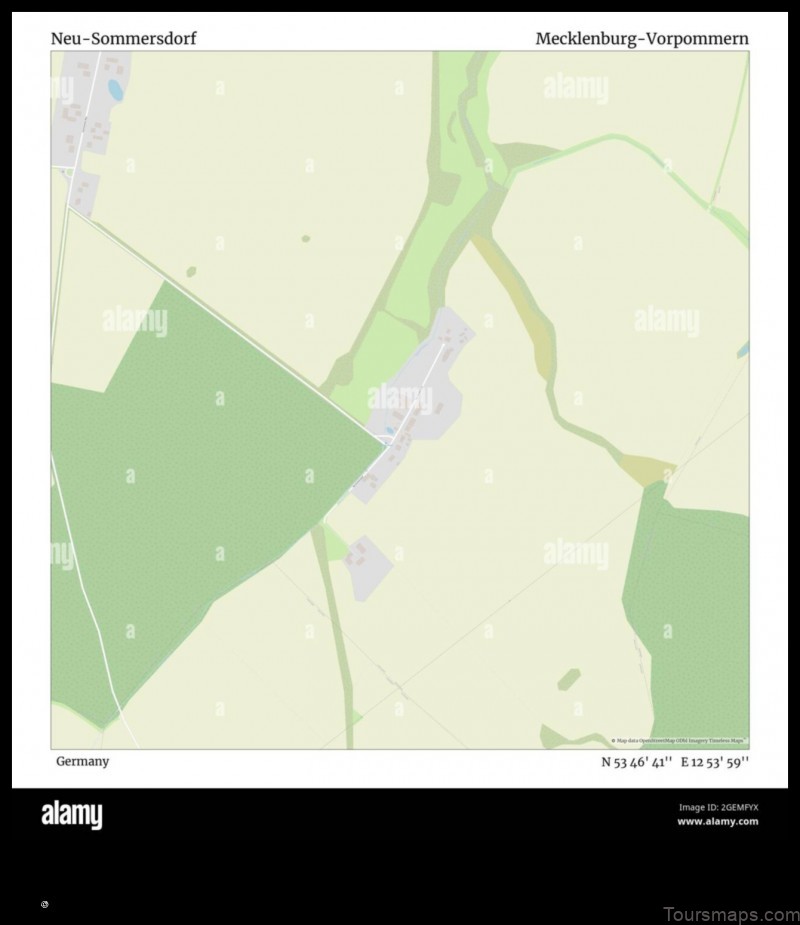 Map of Sommersdorf Germany