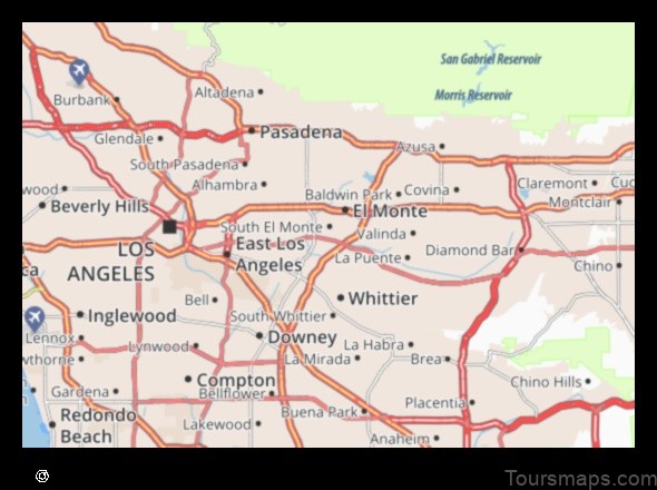 Map of South El Monte United States