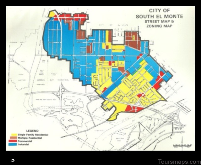 Map of South El Monte United States