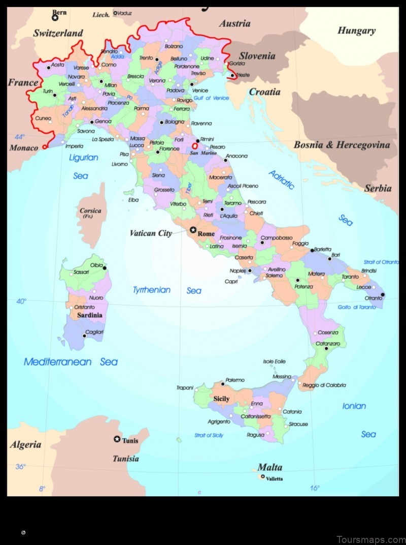 Map of Spartimento Italy