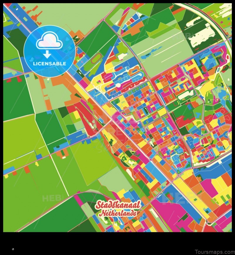 Map of Stadskanaal Netherlands