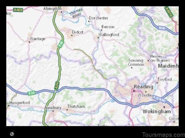 explore streatley united kingdom with this detailed map