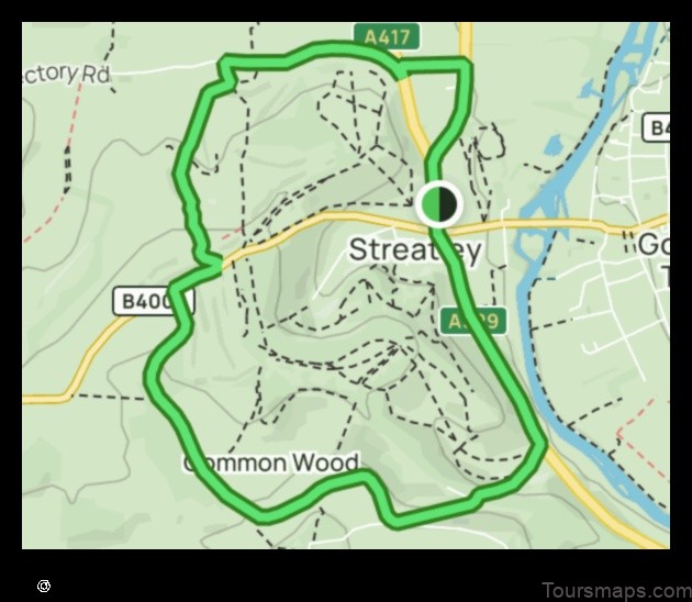 Map of Streatley United Kingdom