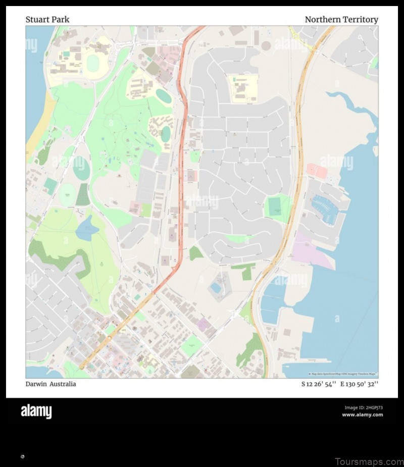 Map of Stuart Park Australia