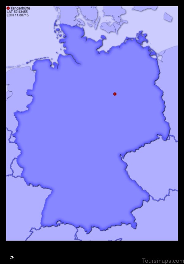 Map of Tangerhütte Germany