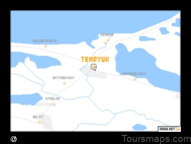 Map of Temryuk Russian Federation