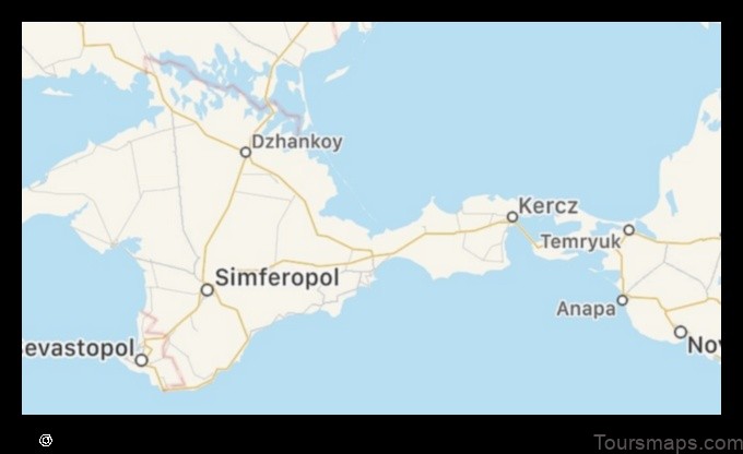 Map of Temryuk Russian Federation