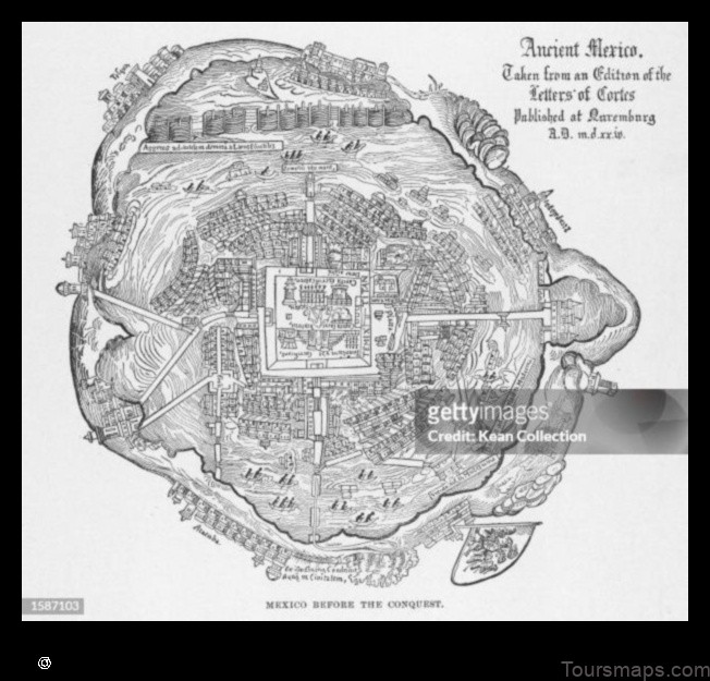 Map of Moctezuma Mexico