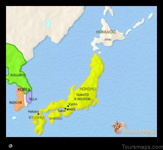 Map of Yamato Japan