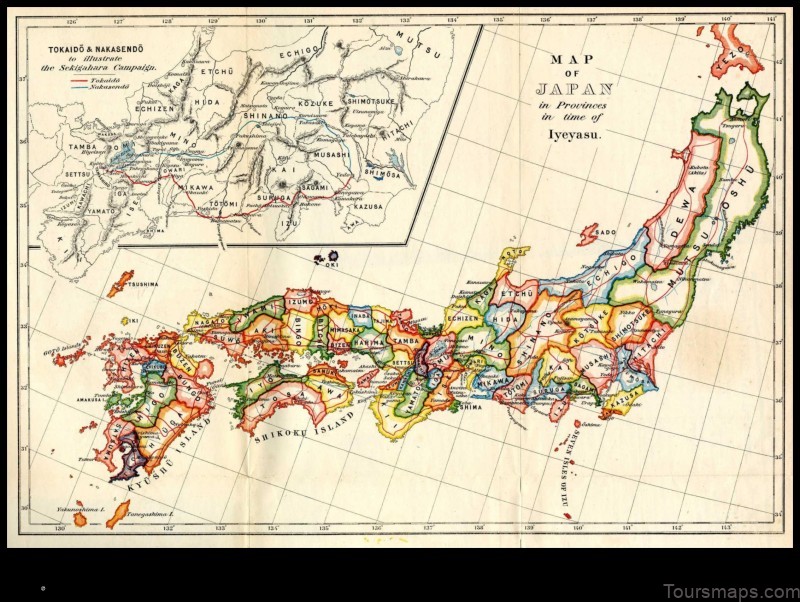 Map of Mibu Japan