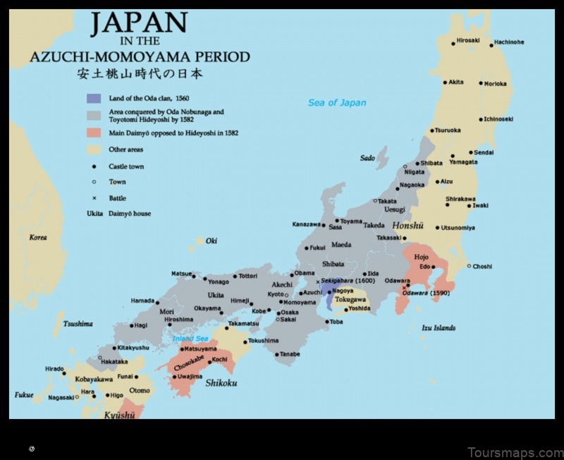 Map of Mibu Japan