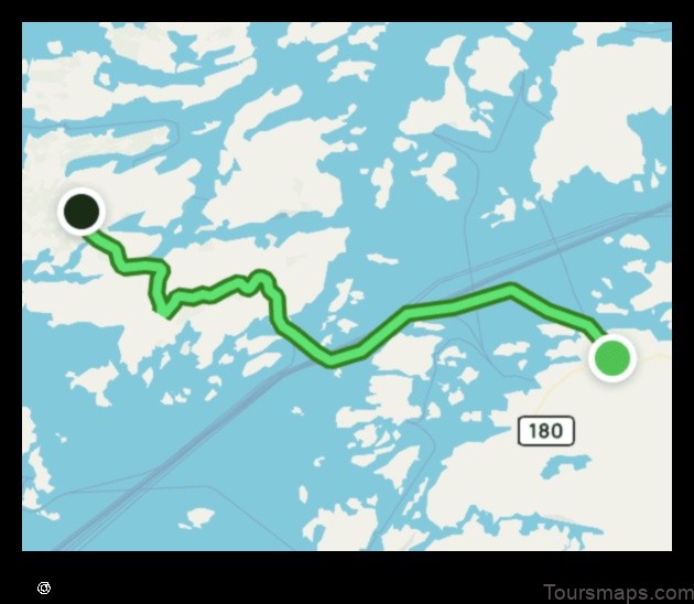 Map of Houtskär Finland