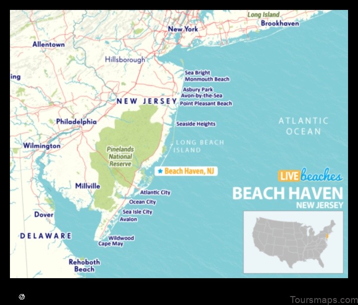 Map of Beach Haven United States