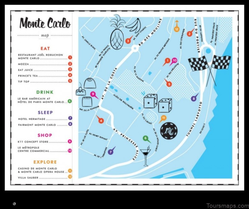 Map of Montecarlo Italy