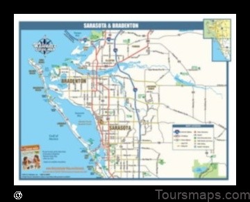 Map of South Sarasota United States