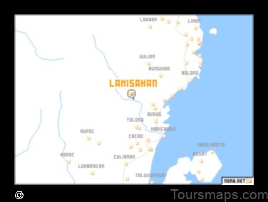 Map of Lamisahan Philippines