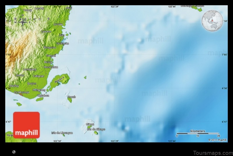 Map of Lamisahan Philippines