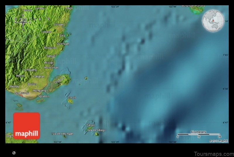 Map of Lamisahan Philippines