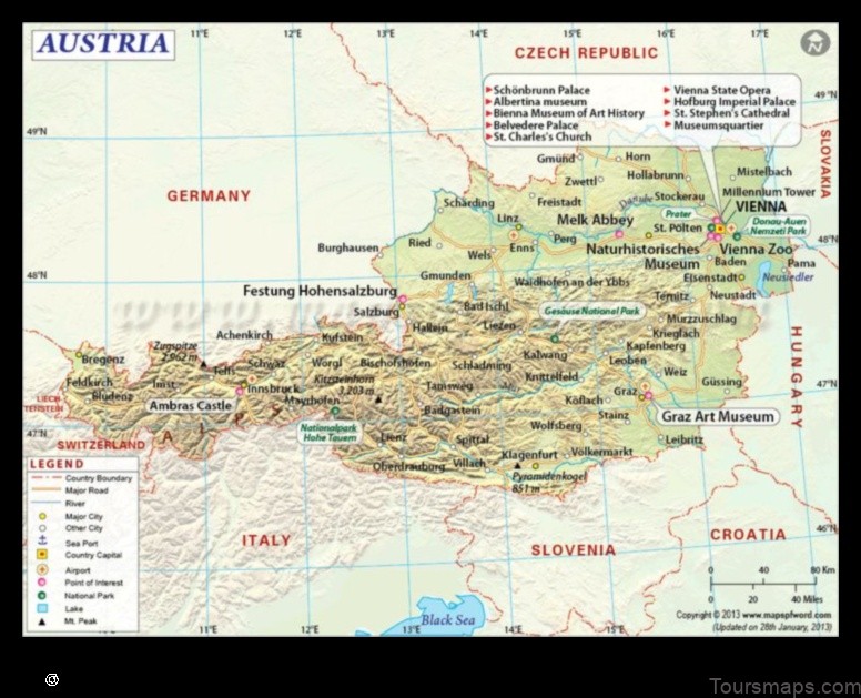 Map of Mötz Austria