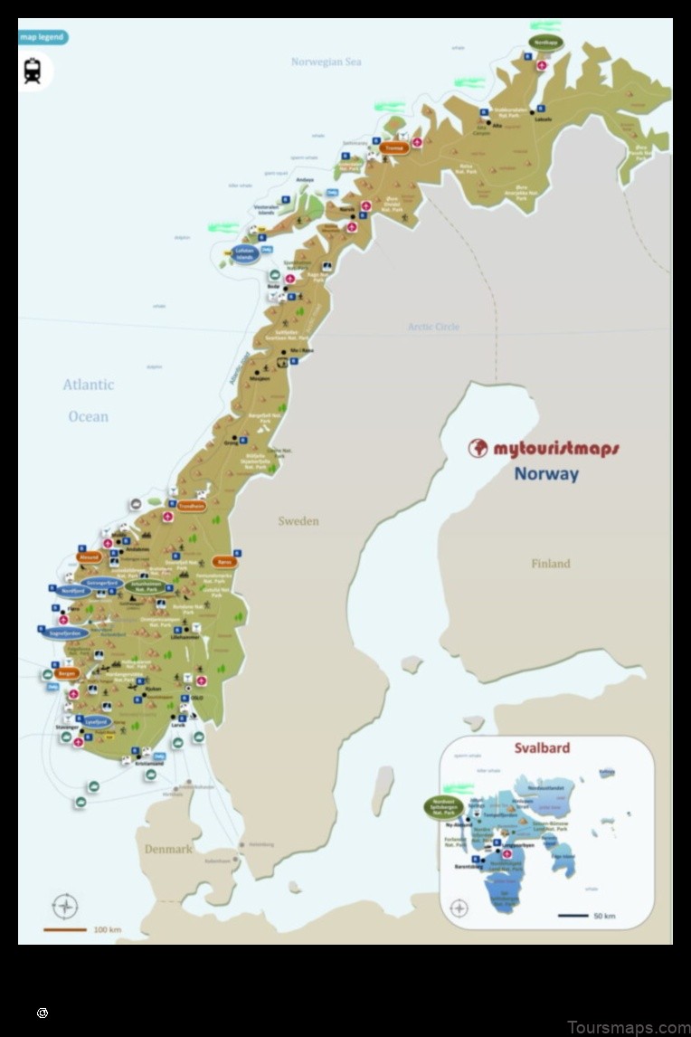 Map of Stranda Norway