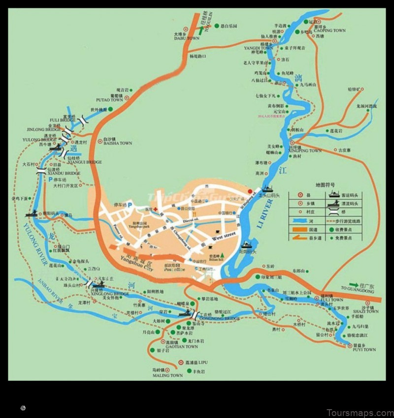 Map of Yulong China