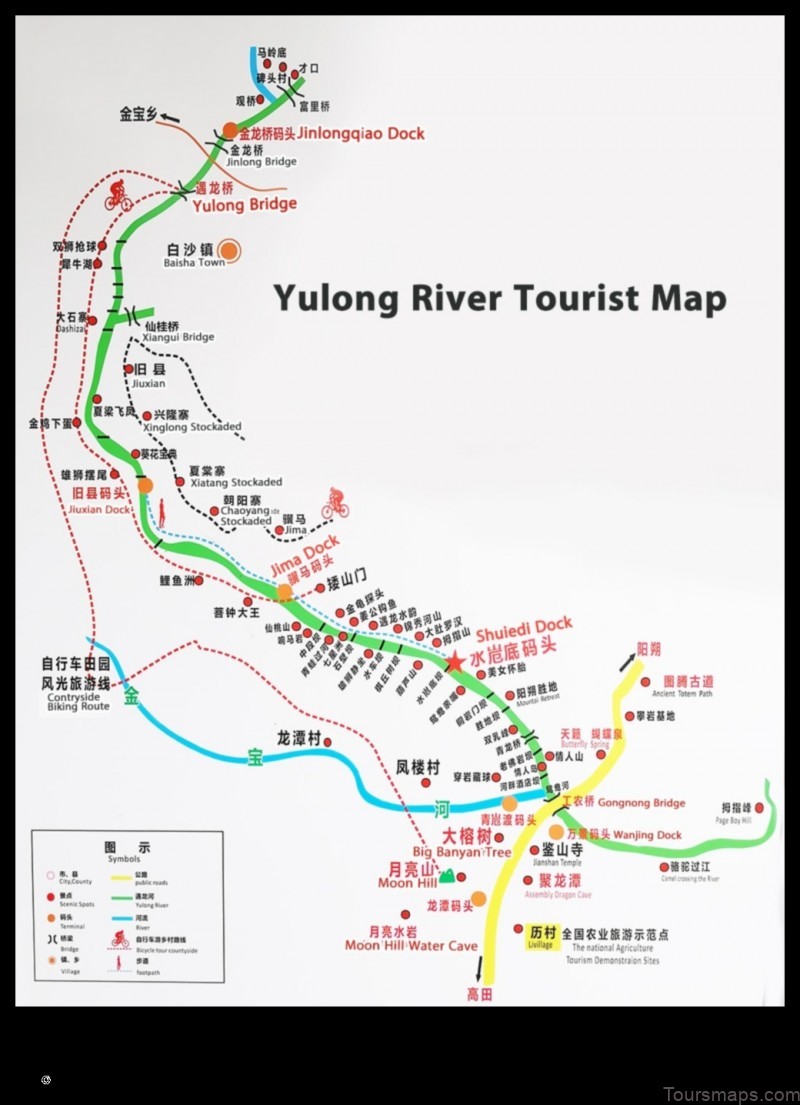 Map of Yulong China