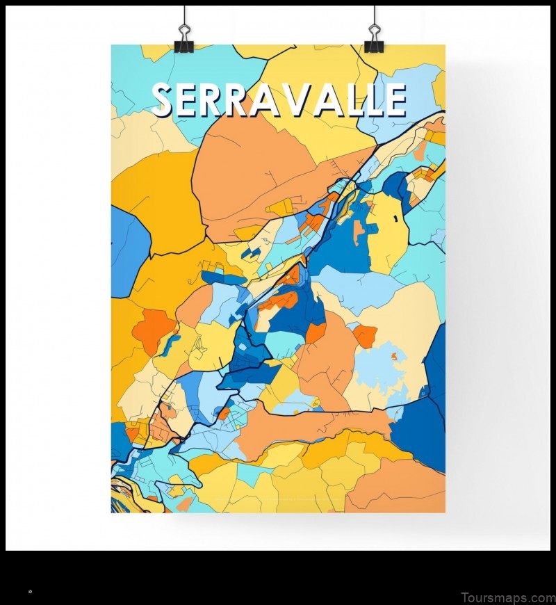 Map of Serravalle San Marino