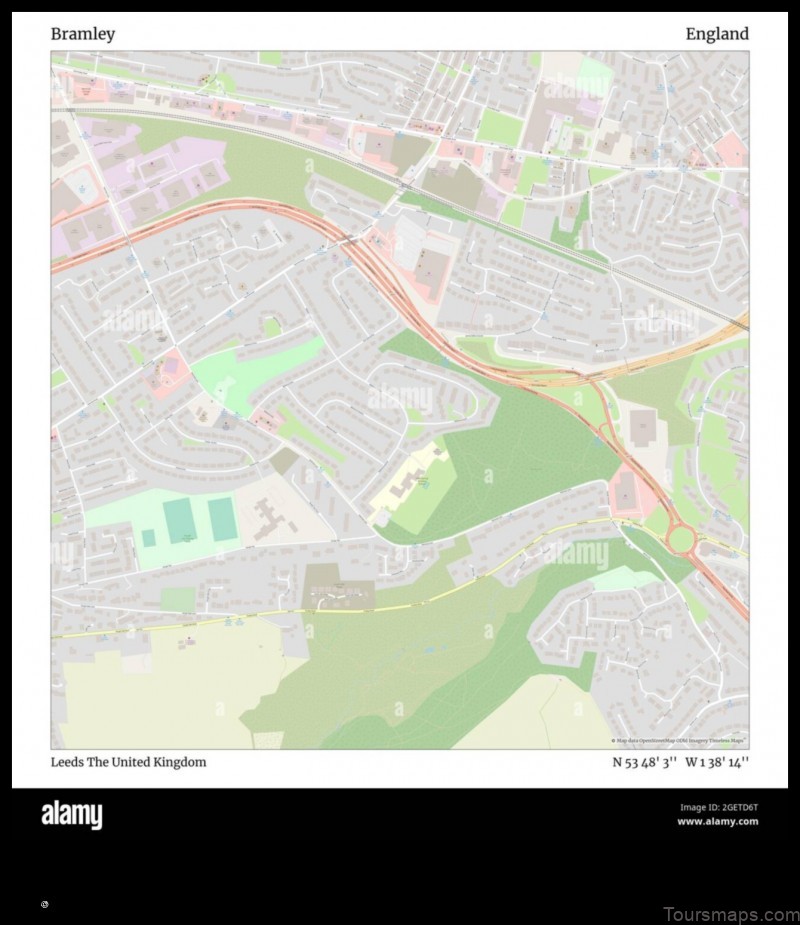 Map of Bramley United Kingdom