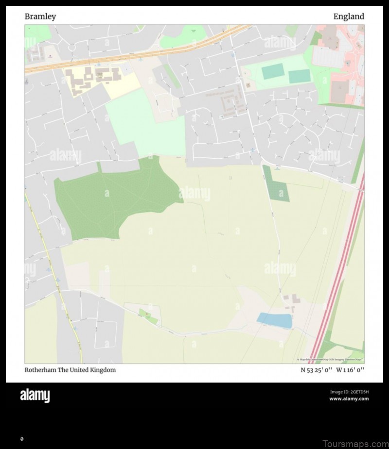 Map of Bramley United Kingdom