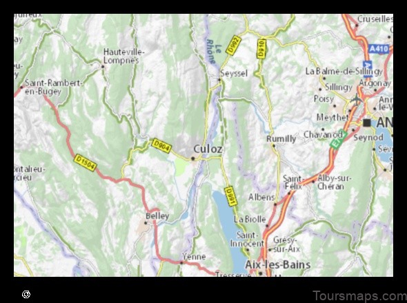 Map of Châtel France