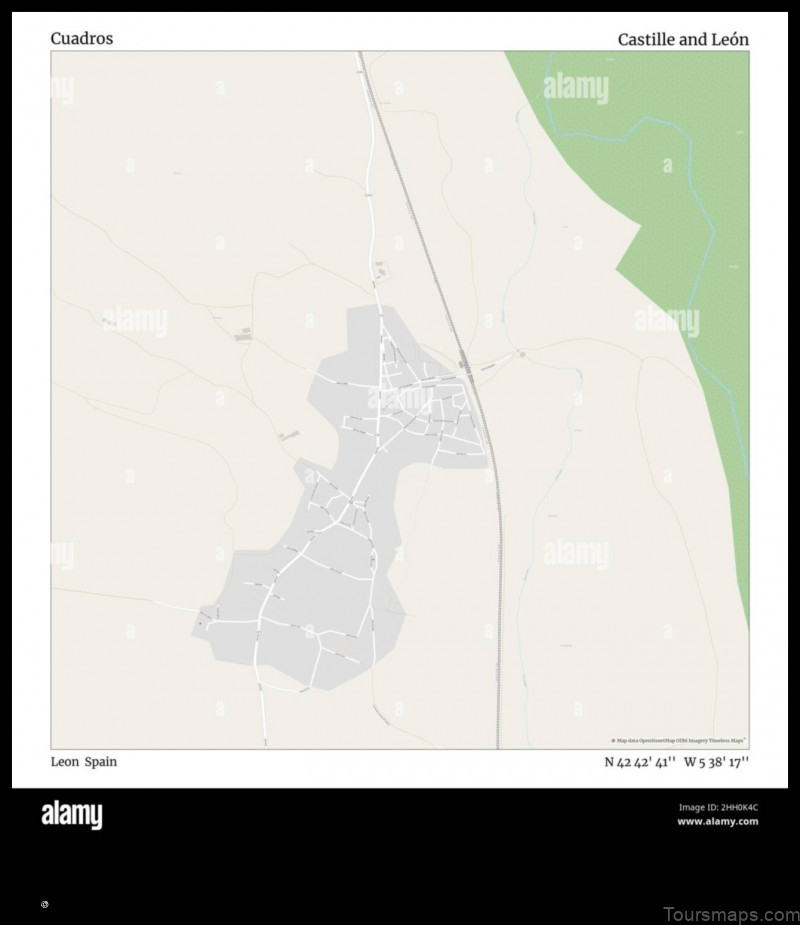 Map of Cuadros Spain