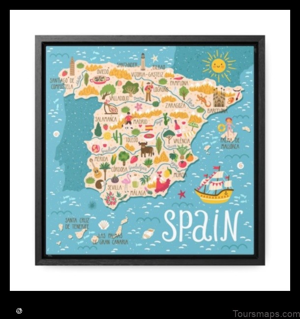 Map of Cuadros Spain