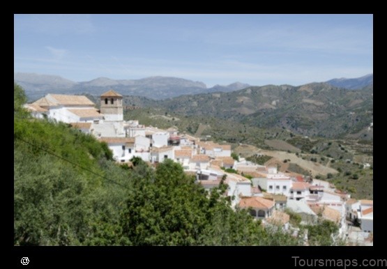 Map of Cútar Spain