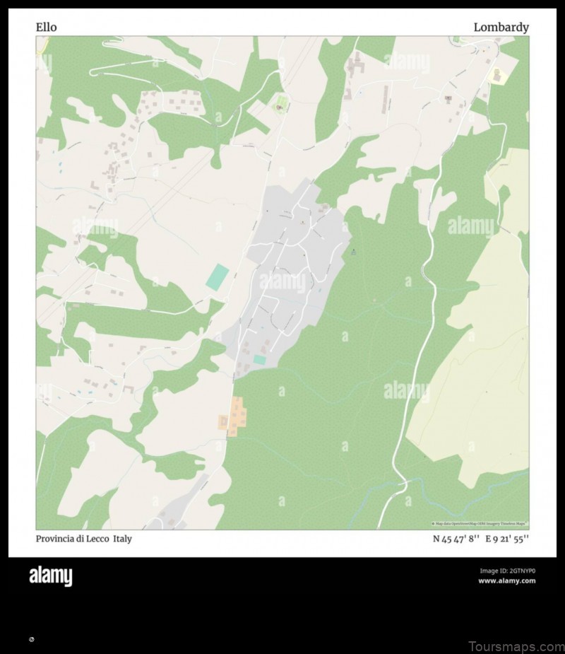 Map of Ello Italy