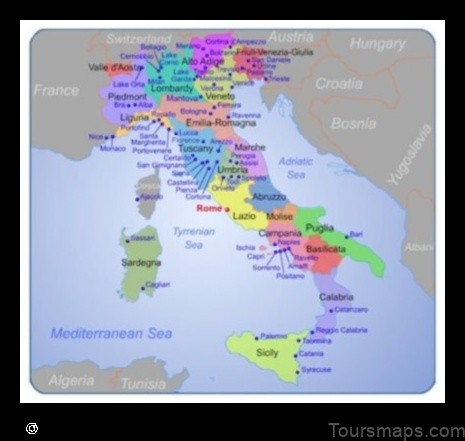 Map of Ello Italy