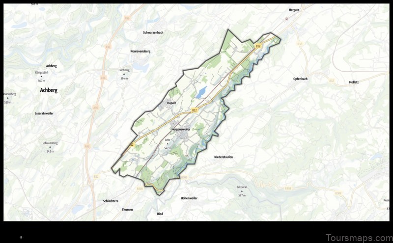 Map of Hergensweiler Germany