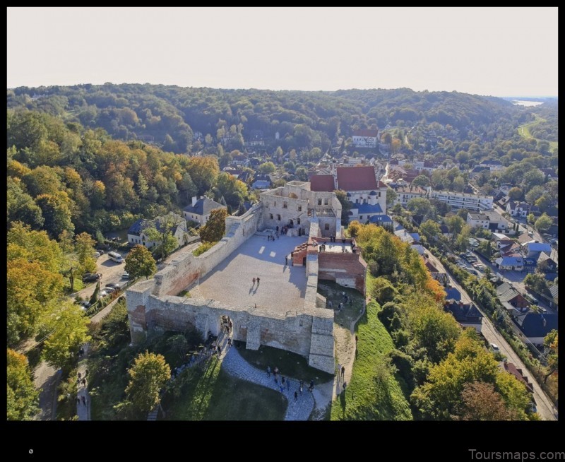 Map of Kazimierz Dolny Poland